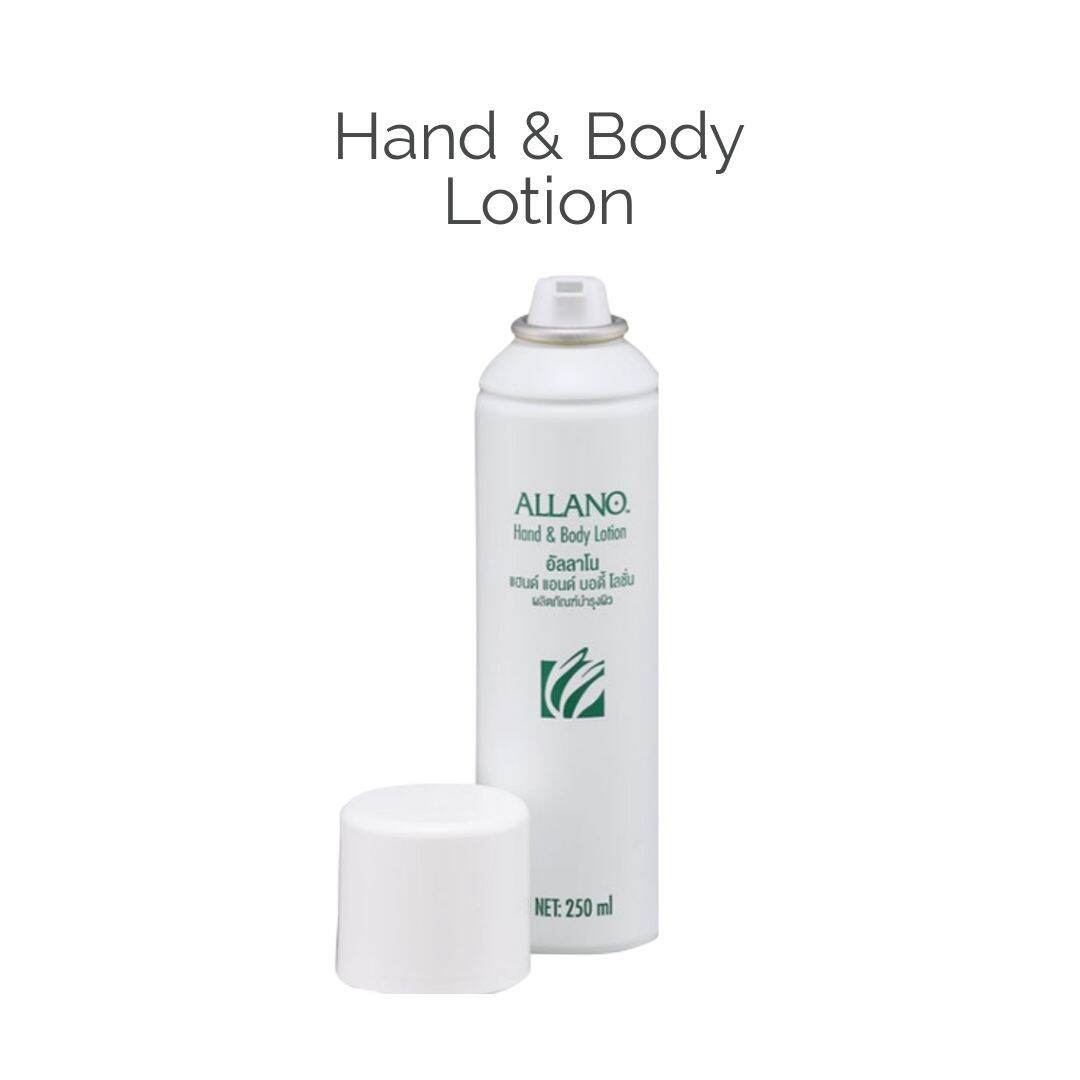 ALLANO by AMWAY HAND & BODY LOTION SPRAY , FAMILY TALCUM POWDER