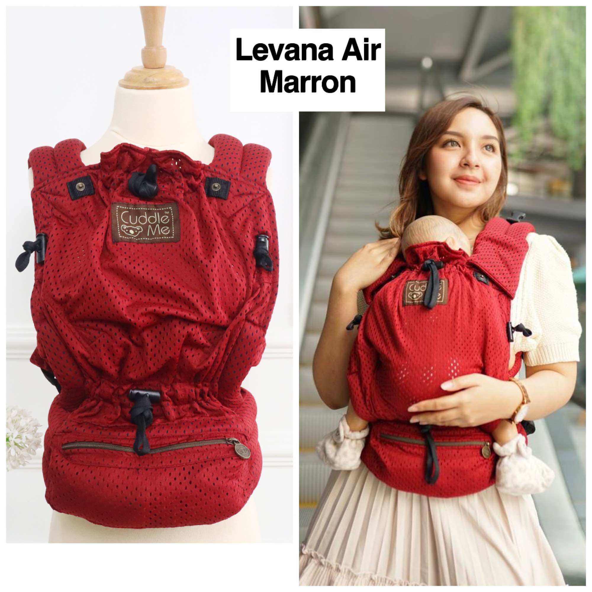 Baby Carrier Levana CUDDLEME-Newborn to Toddler(3kg-17kg) -ErgronomicBreathableComfortable
