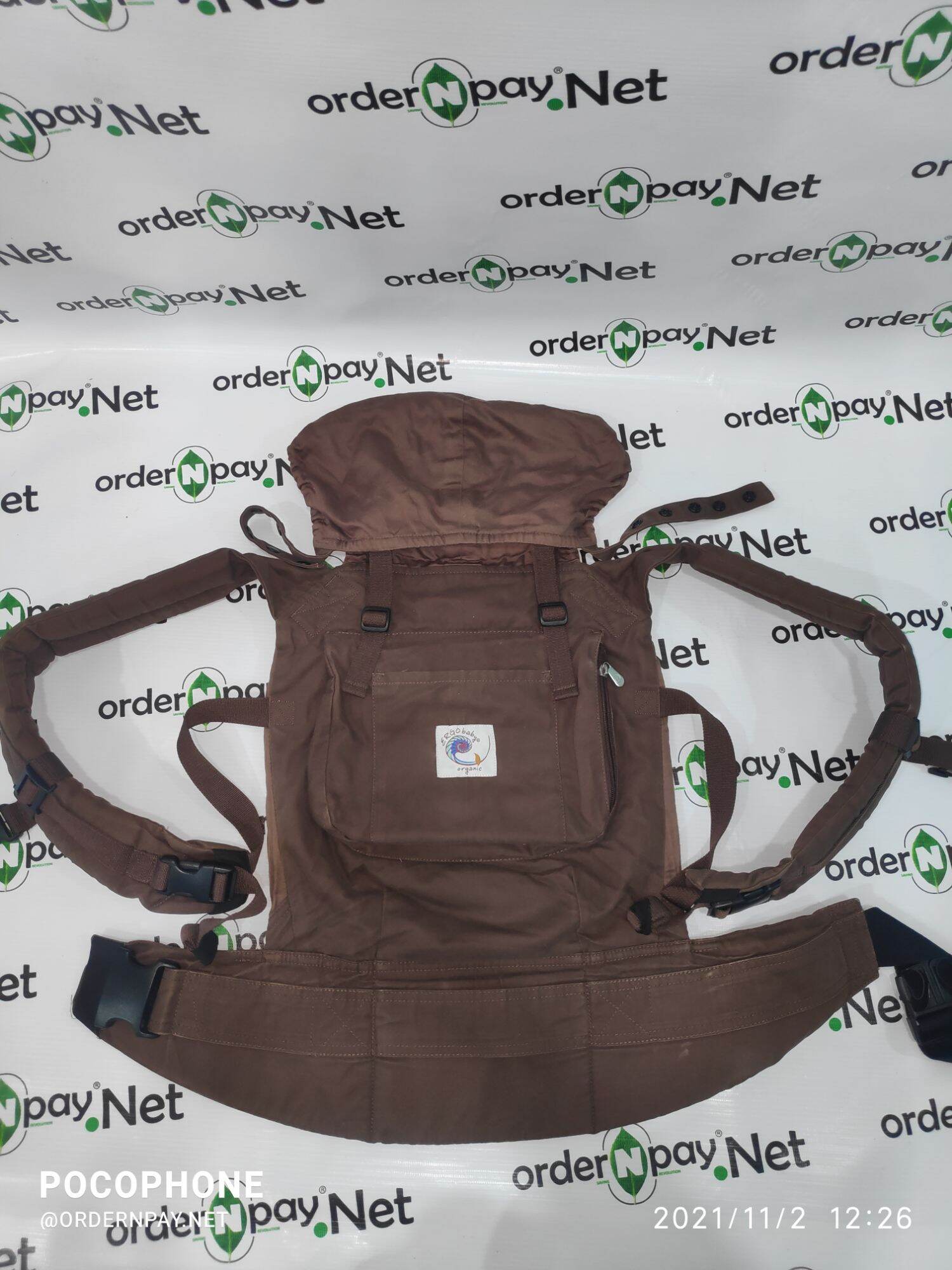 Organic ergo outlet baby carrier brown