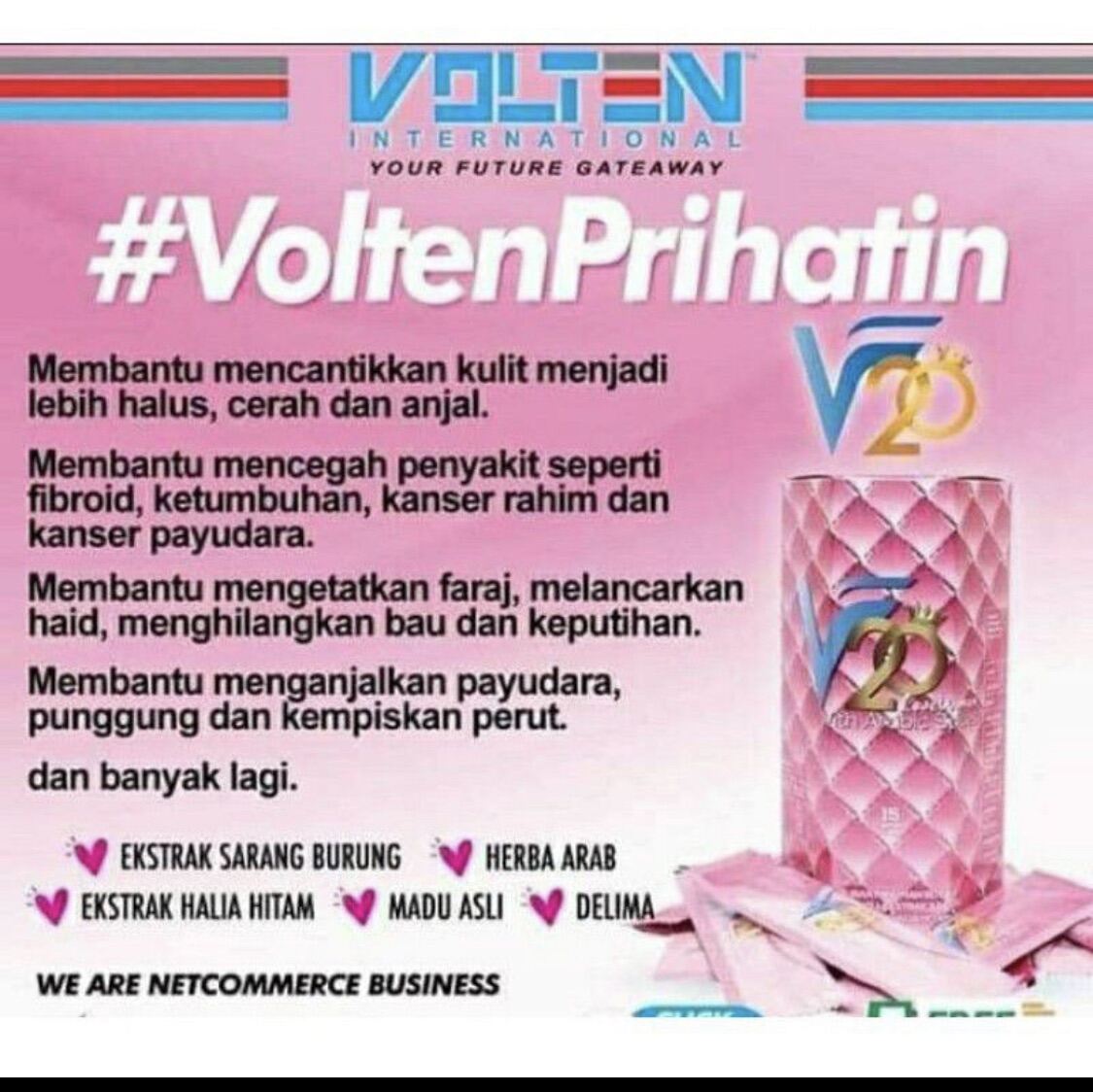 Volten V20 (15 sachets) - Best for Ladies - For Inner and external beauty