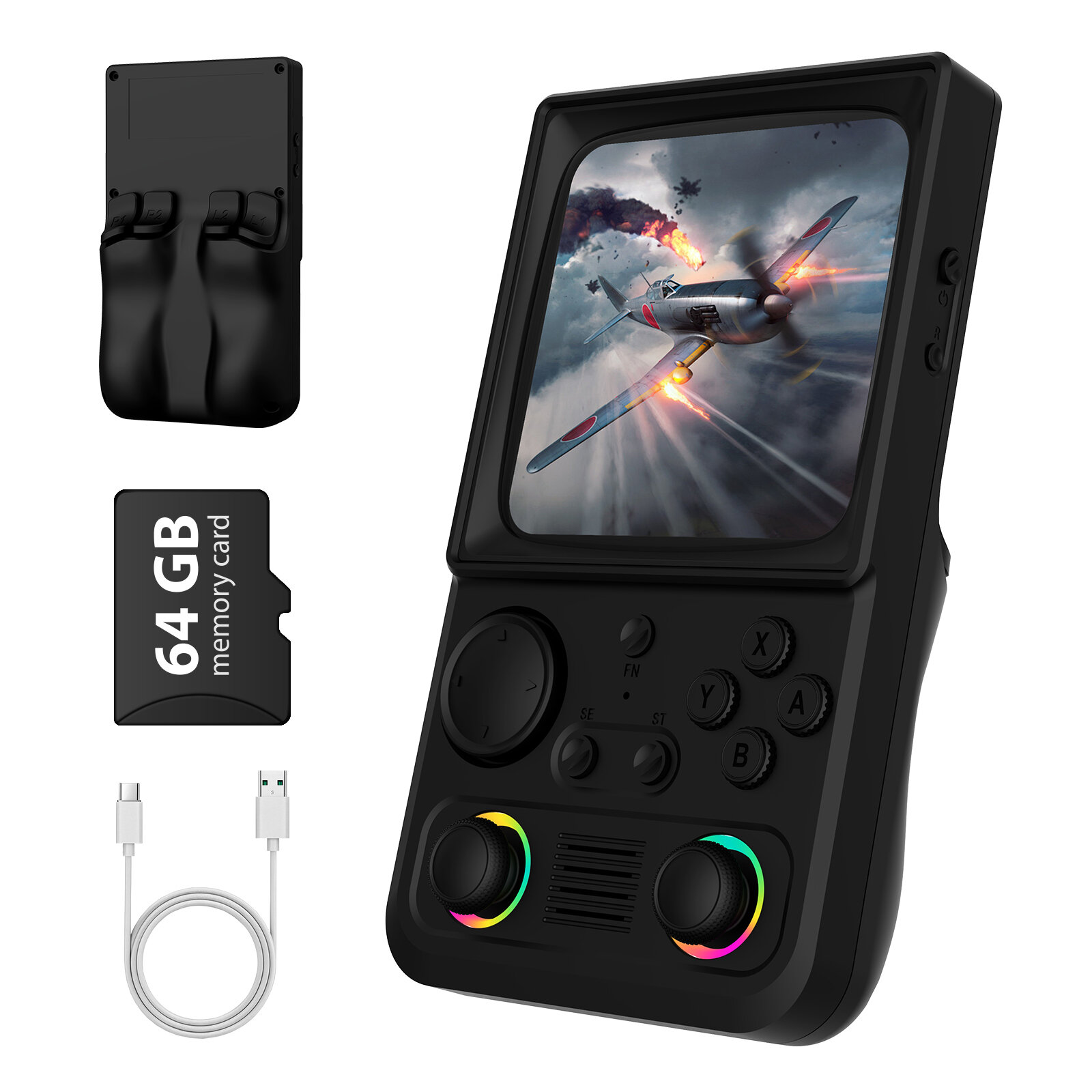 R36TMAX 2025 Upgraded Retro Handheld Console, 5G WiFi Multiplayer Play, 4-inch HD Screen, 20,000+ Games, 27 Emulators, 4000mAh Long Battery Life Game Console ราคา  1,424 บาท*ส่งฟรี