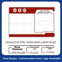 RUIKELAIXIANG | Acrylic Outdoor Notice Board Food Safety Information Display