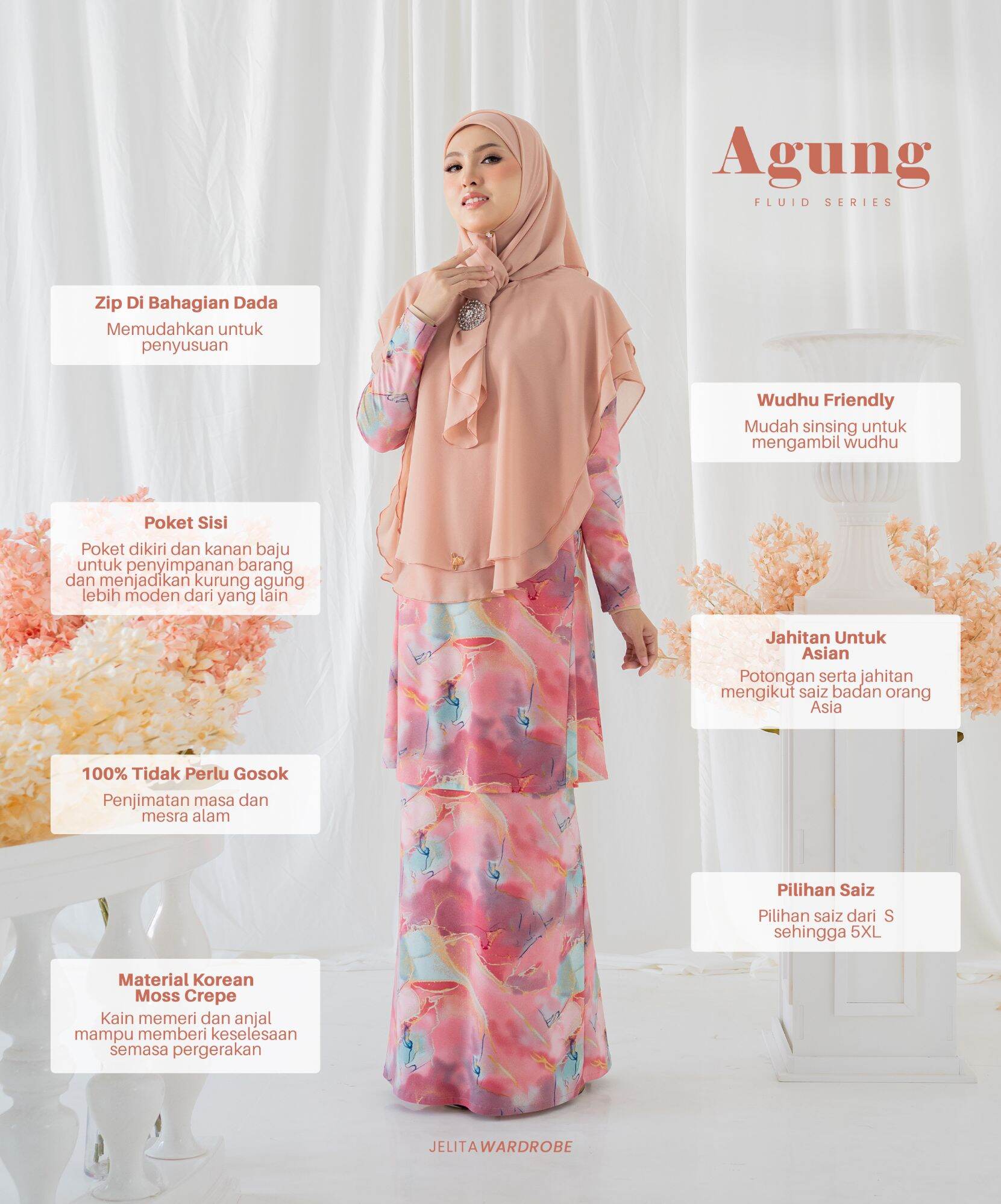 Agung wardrobe kurung jelita Review KURUNG