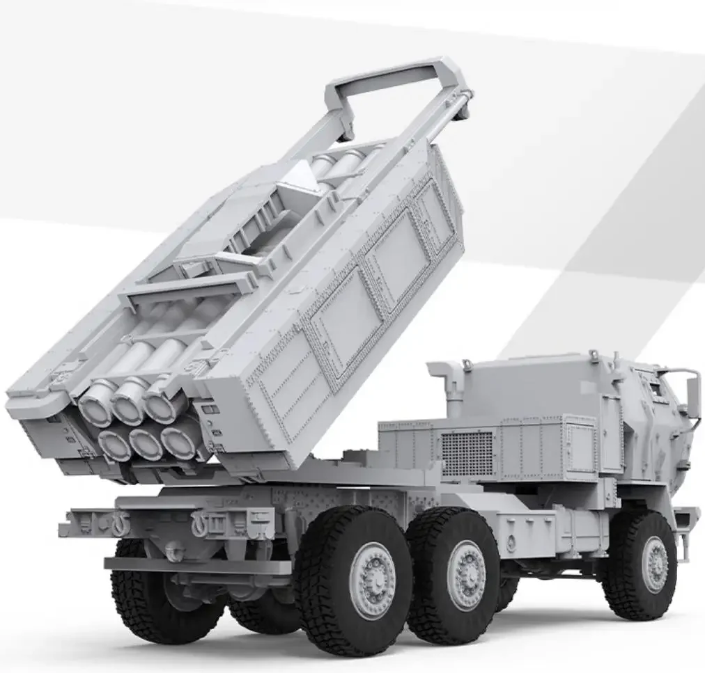 MENG 72-004 1/72 U.S. M142 HIMARS High Mobility Artillery Rocket System Model Kit. 