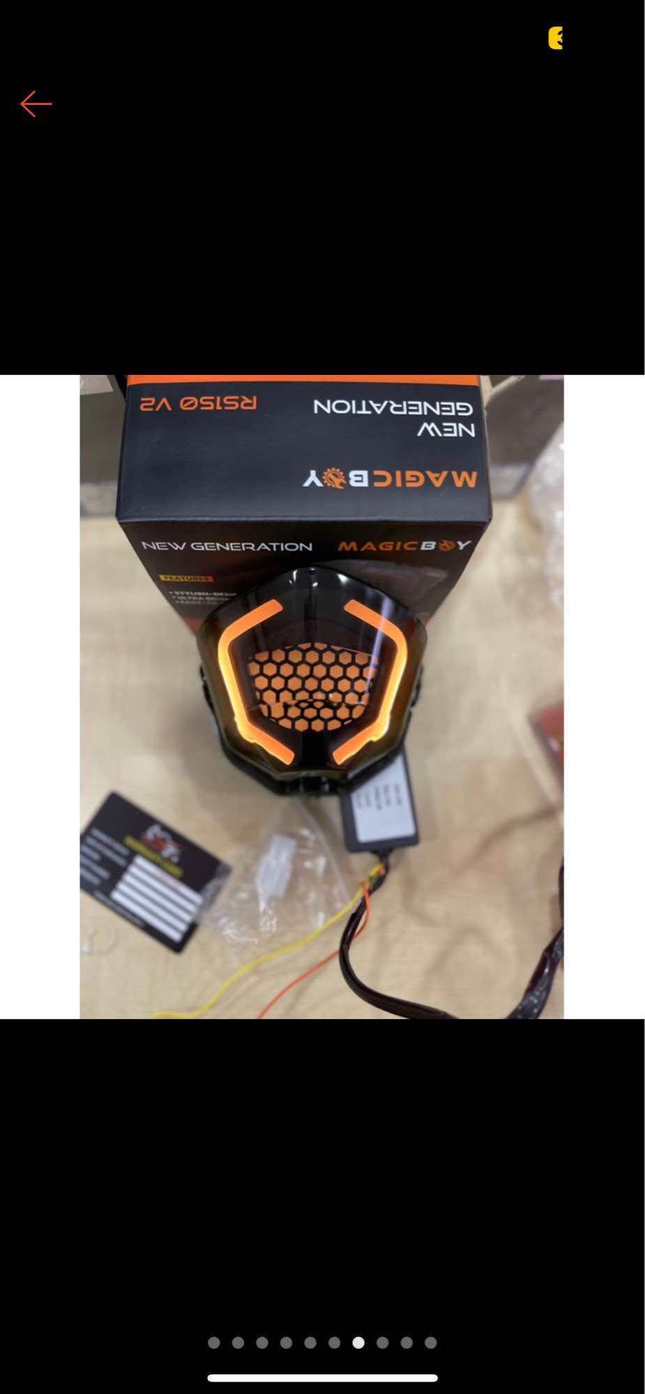 LED TAIL LIGHT(MAGIC BOY) RS150 V2 racing(RGB WITH REMOVE CONTROL). 