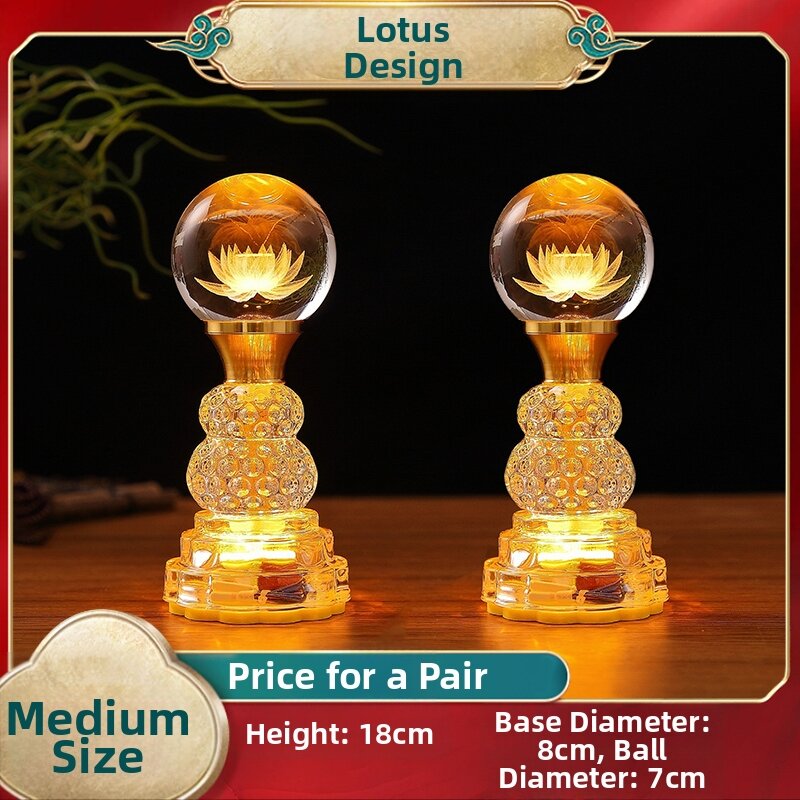 Colorful Lotus LED Eternal Light for Worship