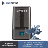 Anycubic Photon Mono 4 3D Printer Resin Printer Basic RESIN Printer  7 10K Mono LCD Screen Stable LighTurbo Light Source and 70mm/h Fast Printing