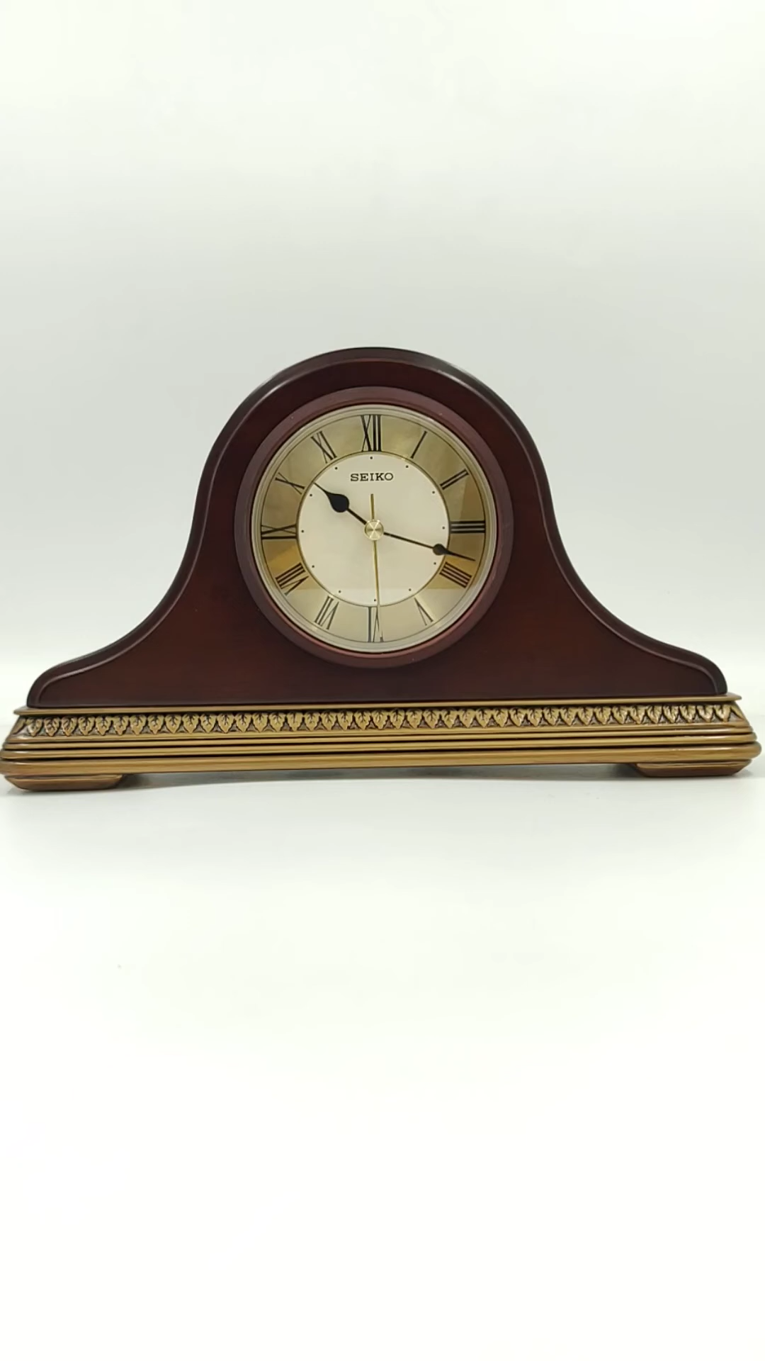 100% ORIGINAL SEIKO Table Desk Wooden Alarm Clock QXE017 (QXE017B