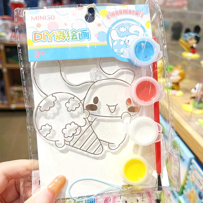 Miniso MINISO Painting Sanrio DIY Color Painting Melody Cinnamoroll