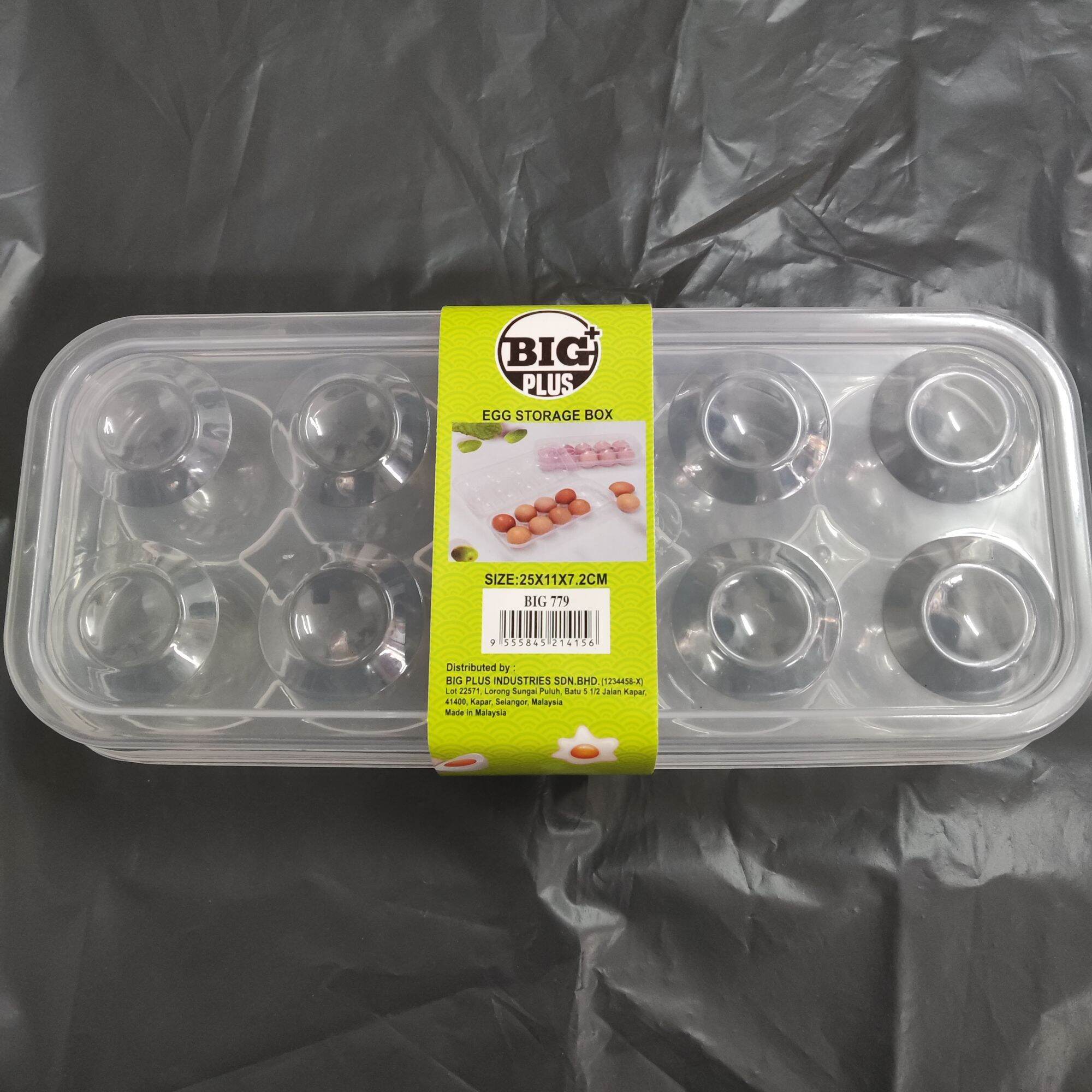 10 Grid Egg Storage Box Eggs Tray with Lid Kitchen Refrigerator Egg