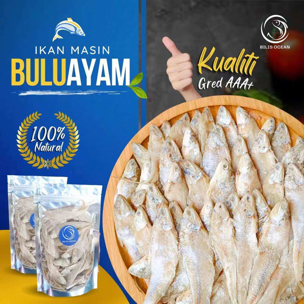 Ikan Bulu Ayam Masin Gred A (250g) / Salted Fish | Lazada