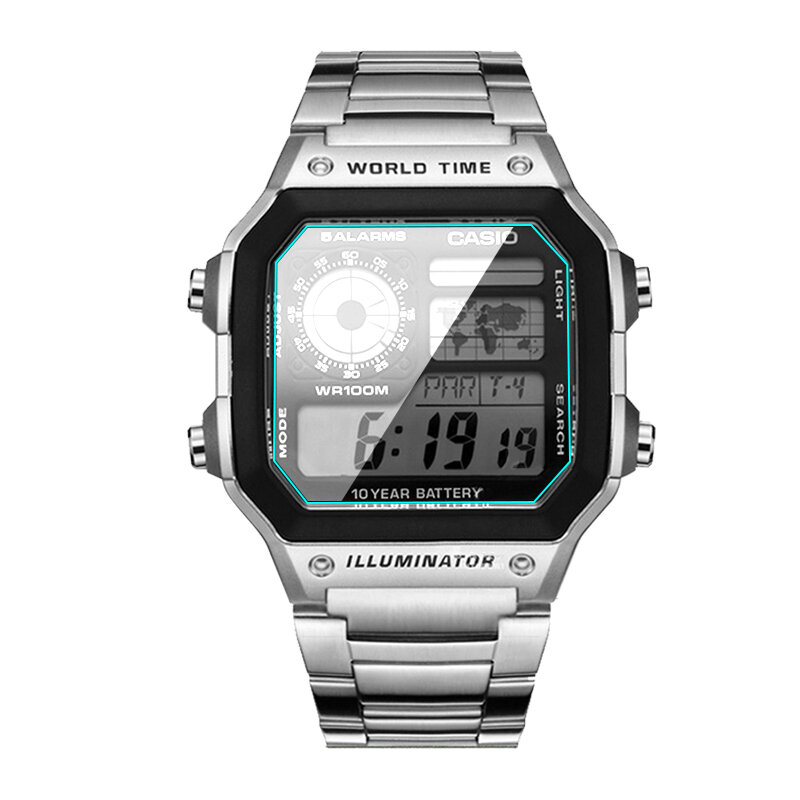6x Proteggi Schermo per Casio W-86-1VQES Pellicola Protettiva