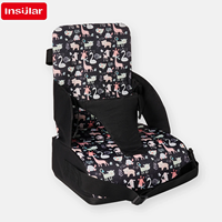 Insular | INSULAR Portable Foldable Anti slip Childrens Seat High Cushion Baby Dining Chair High Cushion Childrens Travel Supplies