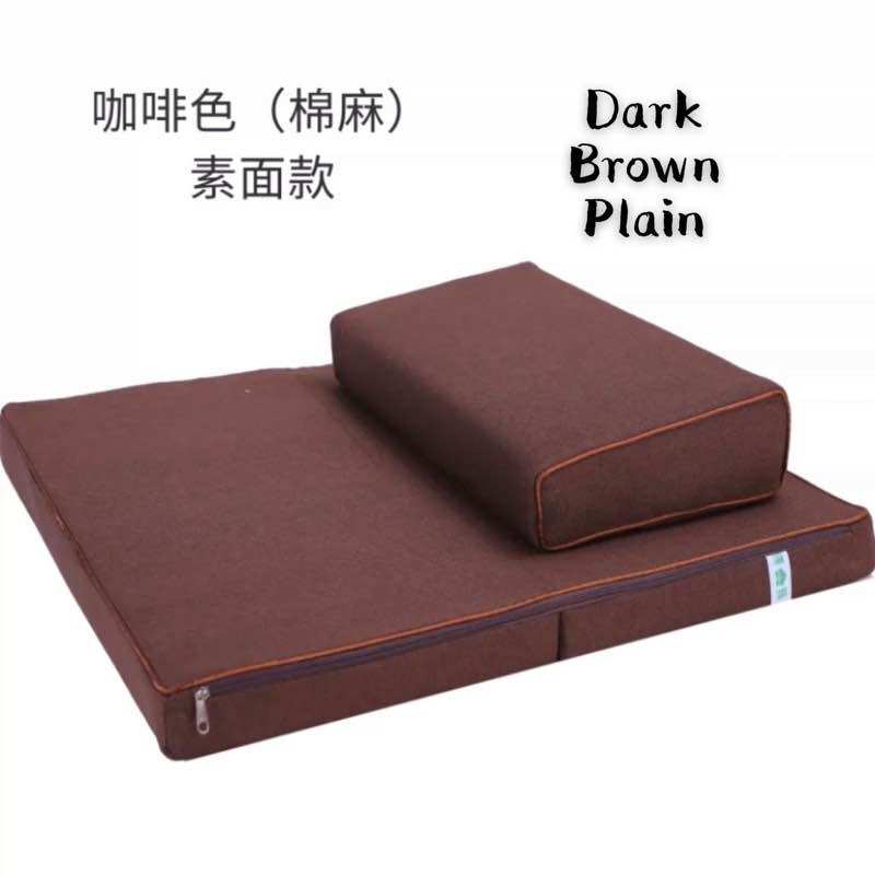 3E Pure Coconut Fiber Slope Knee Cushion Meditation Cushion 3E纯椰丝 禅修垫 斜跪垫 跪拜垫 供佛礼佛