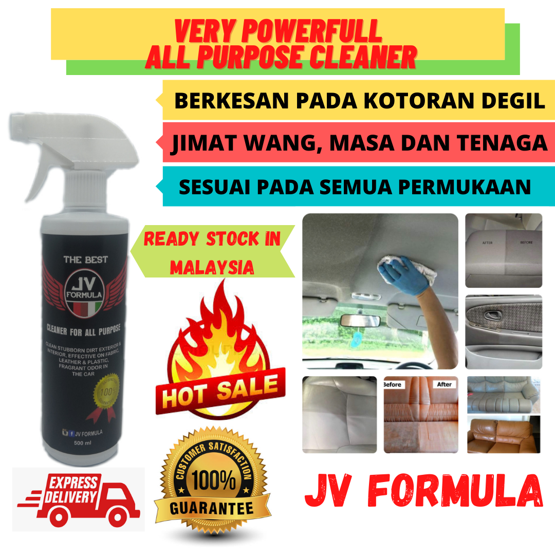 🔥💯TERBUKTI🔥ORIGINAL HQ JV FORMULA PENCUCI KUSYEN KERETA , SILING