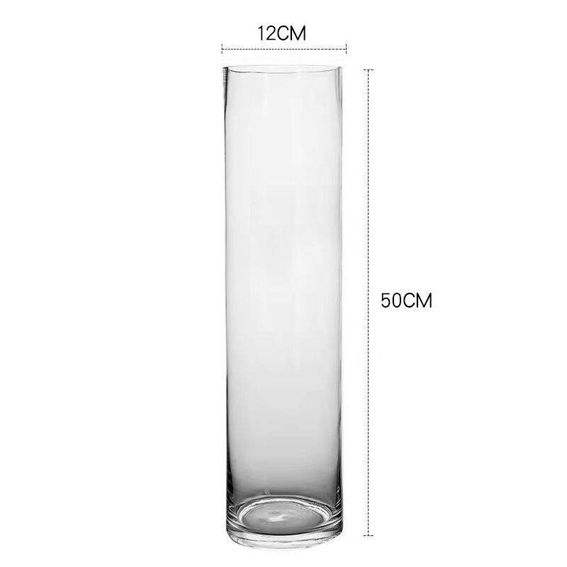 Rich Bamboo Glass Vase Transparent Extra Large Flower Arrangement Large