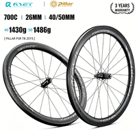RYET Road Carbon Wheels V Brake Wheelsets Tubeless Clincher Bike Wheel Rimsets Rim Brake Ceramic Pillar 2015 Bicycle Parts