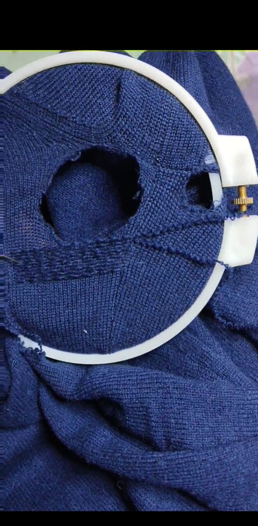 Seamless Knitted Sweater Patch for Clothing Repair And Modification Woolen Coat Alteration Size Adjustment Hole Embroidery