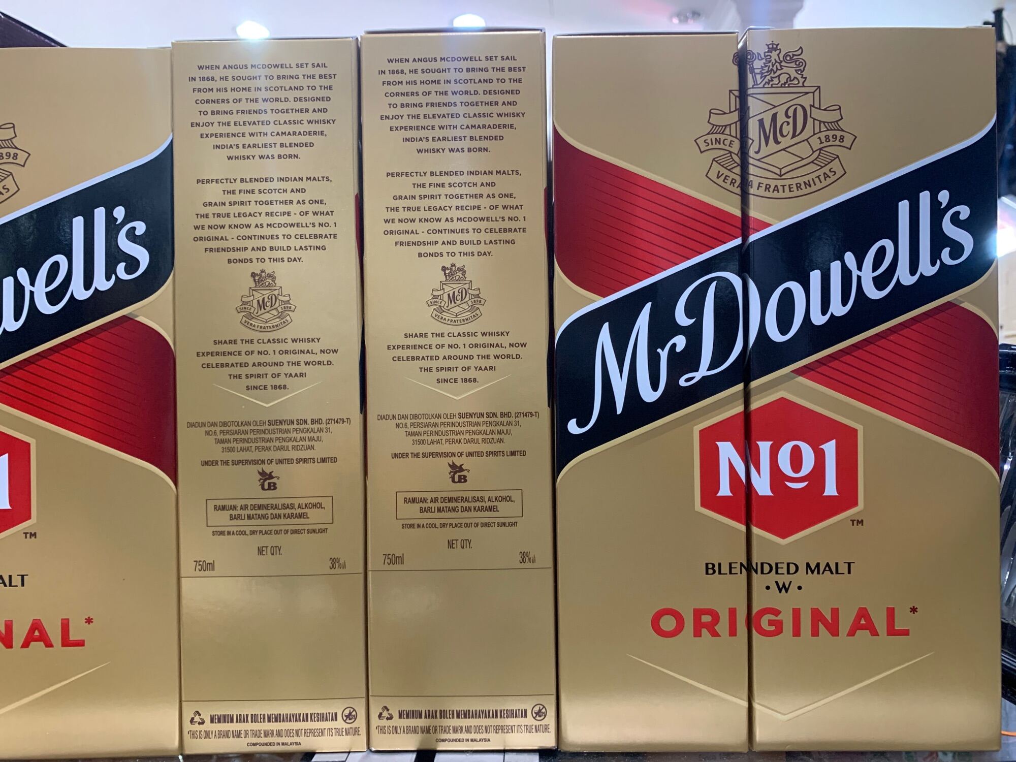 McD Mr. Dowell’s Blended Malt Whisky 750ml | Lazada