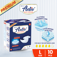 Activ Premium Adult Diapers Super High Absorption - Size L 10‘s