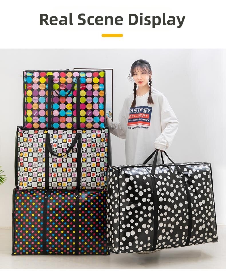 Heavy Duty Large Capacity Storage Bag For Clothes And Quilts_voghion.com
