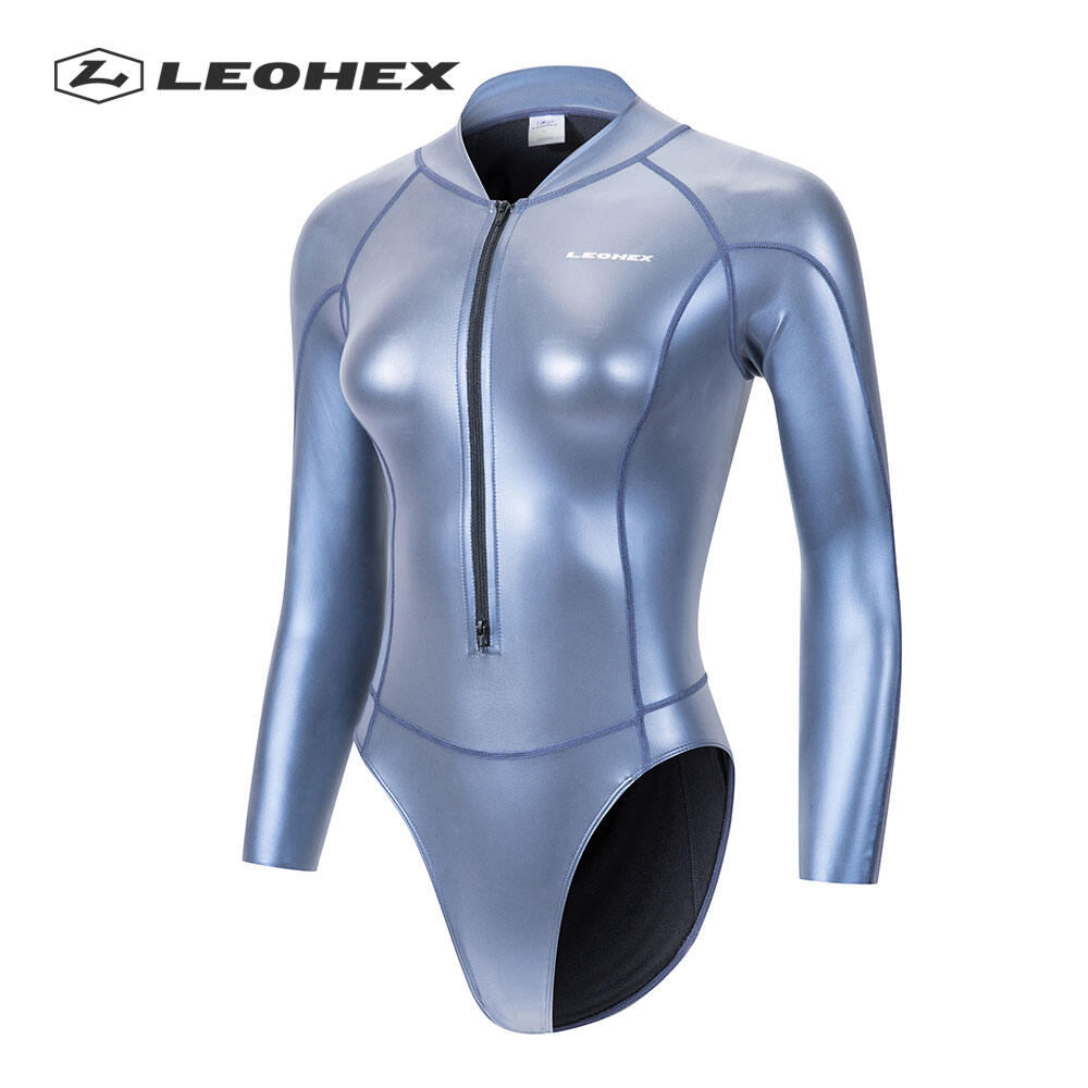 Leohex New Slimming Open Chest One Piece Swimsuit Tight Korean Ins