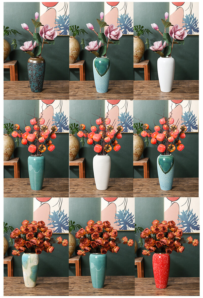 Bardzo atrakcyjny nowy wazon ceramiczny w stylu chińskim 32 cm_voghion.com