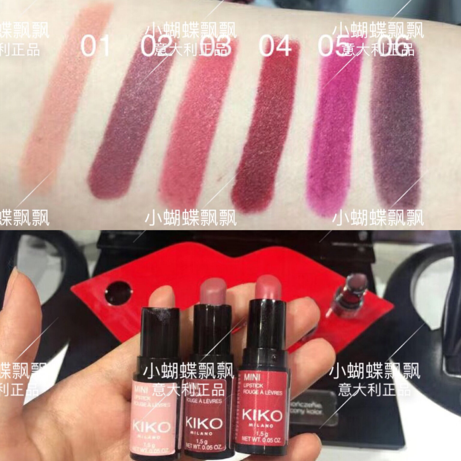 kiko mini lipstick light rose