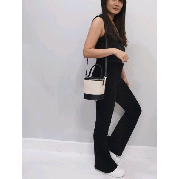 contrast crossbody women bag. 