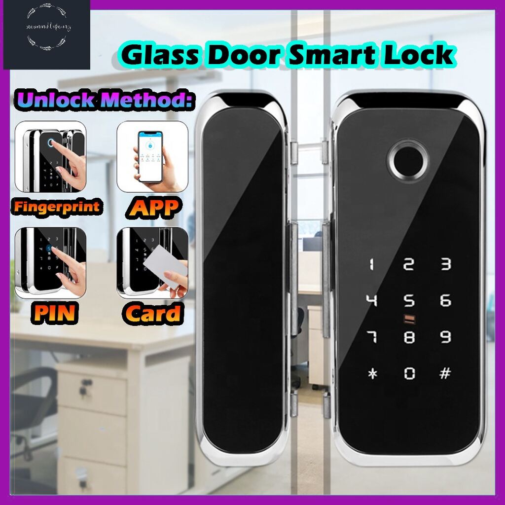 Glass Door Smart Lock Password Digital Lock for Glass Door Access Card