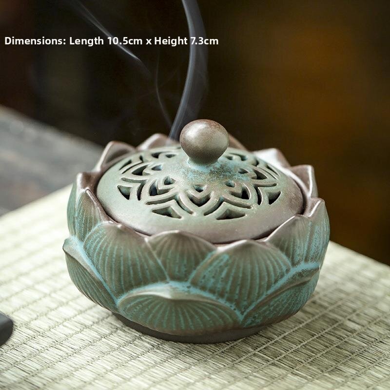 Lotus Design Fragrant Incense Burner