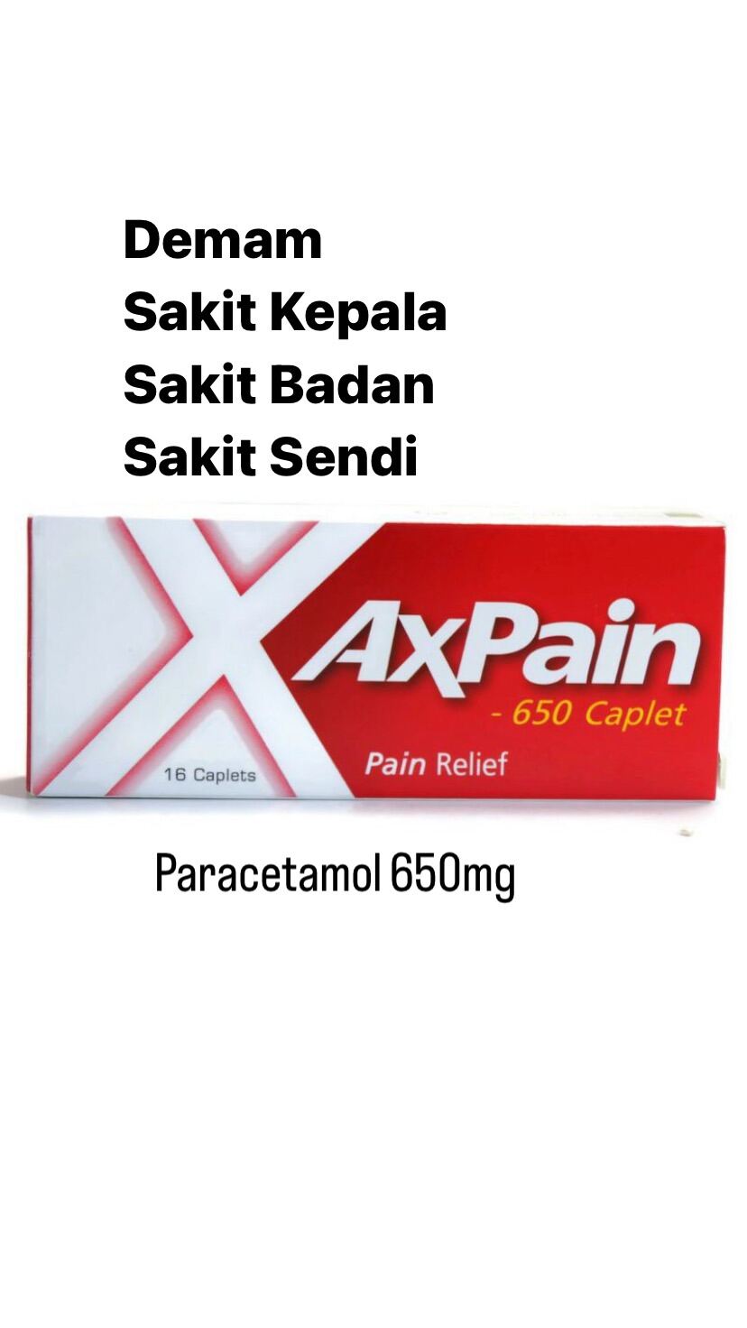 [Fever/Headache/Joint Pain] Axpain Paracetamol 650mg 16Tablets/Box