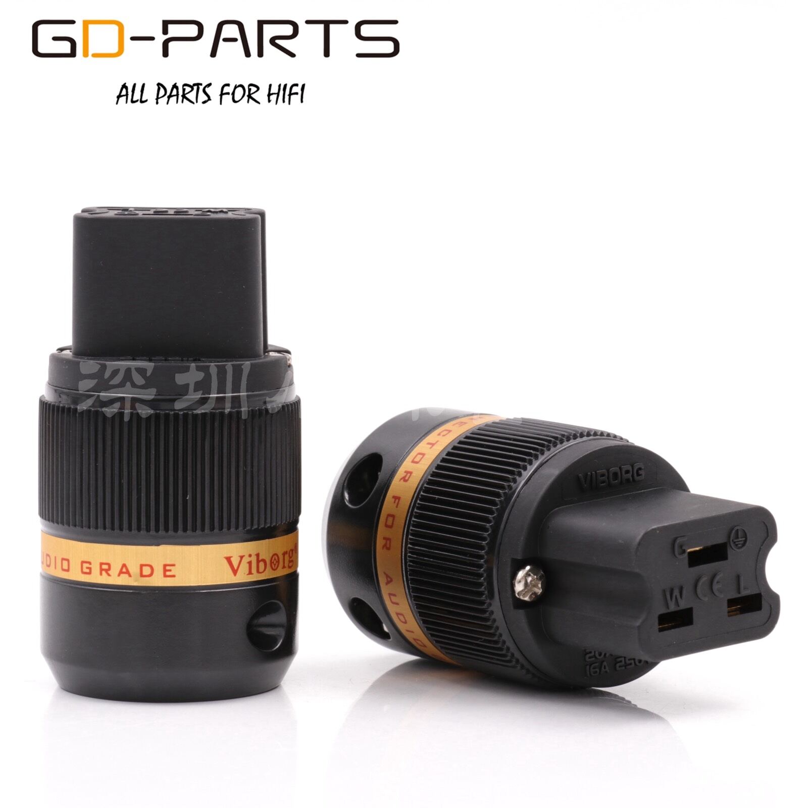Viborg Viborg Pure Red Copper Power Supply Plug Tail 20A Plug HiFi ...