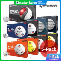 Taylormade | 5 Dozen (60 Count) - 5-Piece 9 Types Taylormade Tp5X / Pix Yellow / Stripe Global Korea Yellow