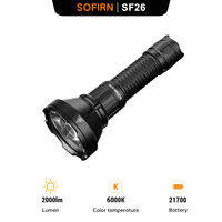 Sofirn sf26 21700 đèn pin chiến thuật 2000lm LED lanterna luminus sft40 USB C đèn pin sạc được với đuôi kép chuyển đổi