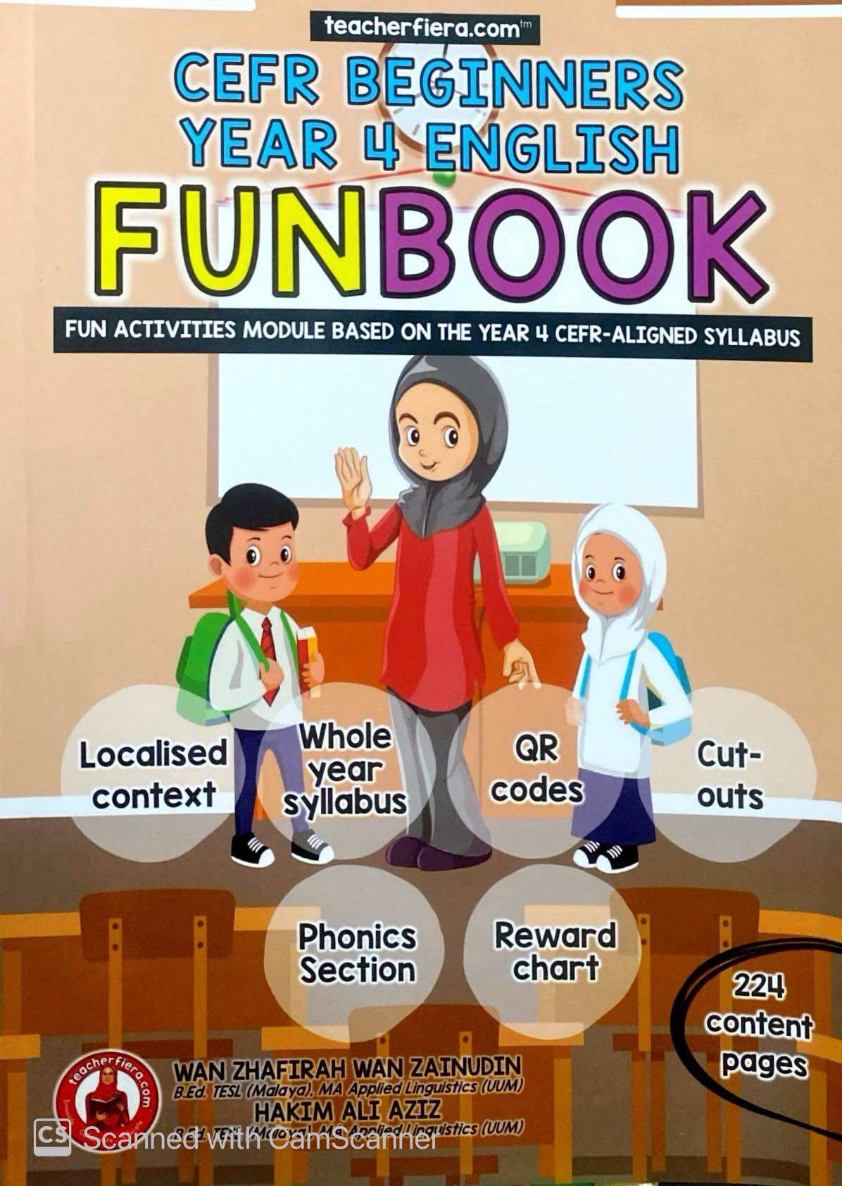 TEACHERFIERA CEFR BEGINNERS YEAR 1,2,3,4,5&6 ENGLISH FUNBOOK. 
