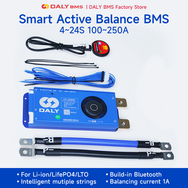 BMS 100 thông minh balanc LiFePO4 Li-ion Bluetooth Wifi 4-8S 8-17S 8-24S 40A 60A 80A 100A 150A 1A gi