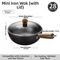 Defasilk | Non Stick Small Cast Iron Pan