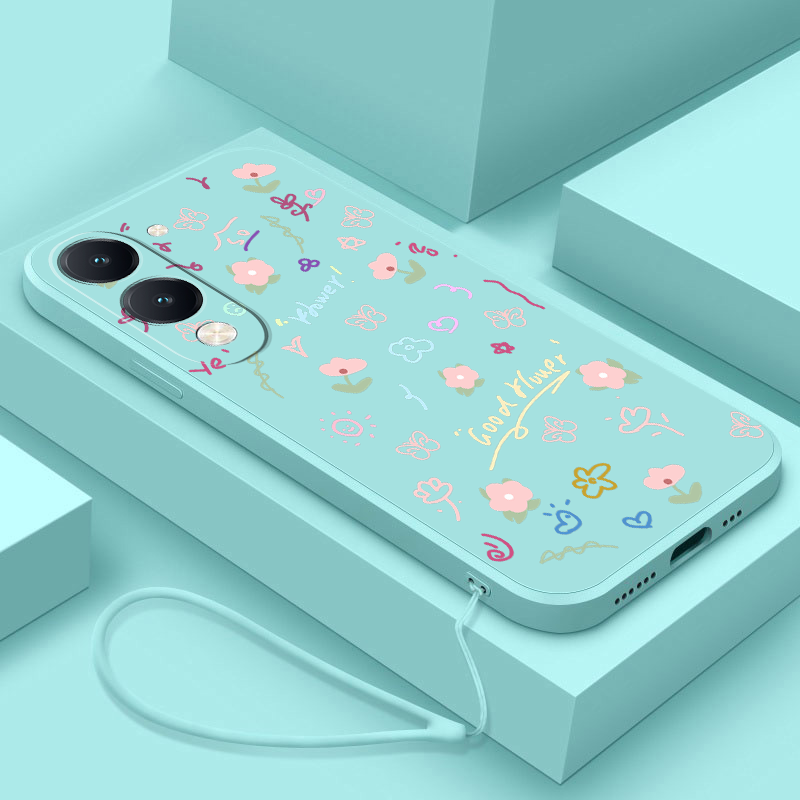 Vivo%20Y04%20Y39%205G%20Y29%20Stylish%20Fashion%20Flower%20Case%20Frosted%20Liquid%20Silicon%20Soft%20Casing%20Cover%20-%20Image%204