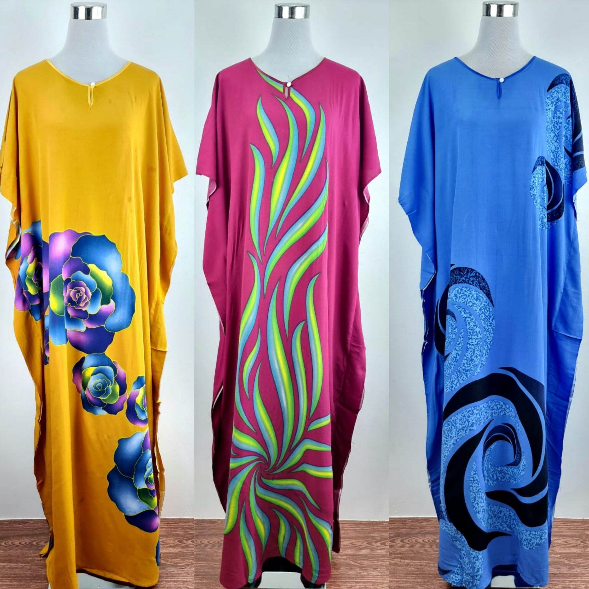 KAFTAN KELAWAR EKSKLUSIF MATAHARI TERENGGANU SILK DESIGN PEMBORONG