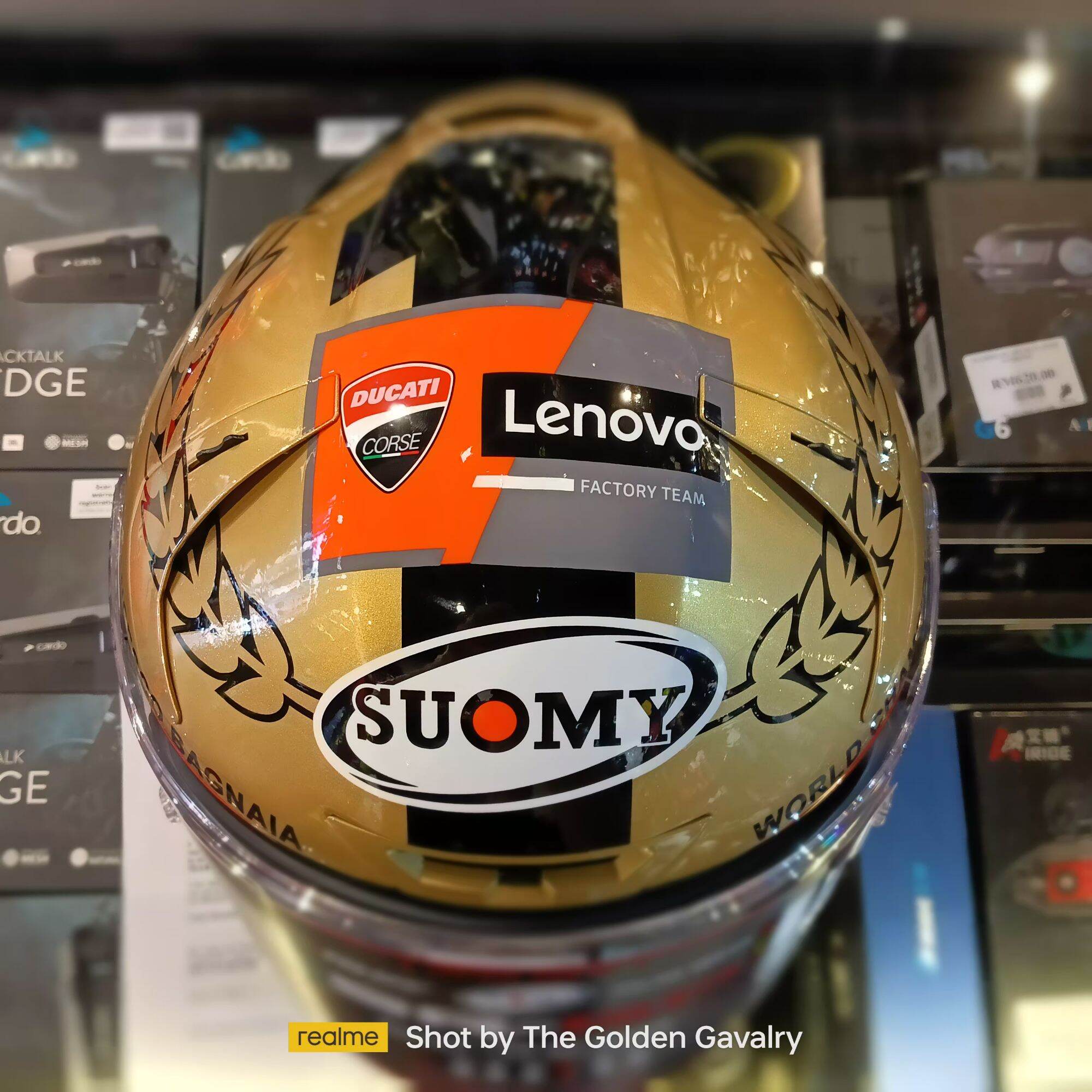 SUOMY SR-GP LTD PECCO WORLD CHAMPION 2022 GOLD L.E FULL FACE