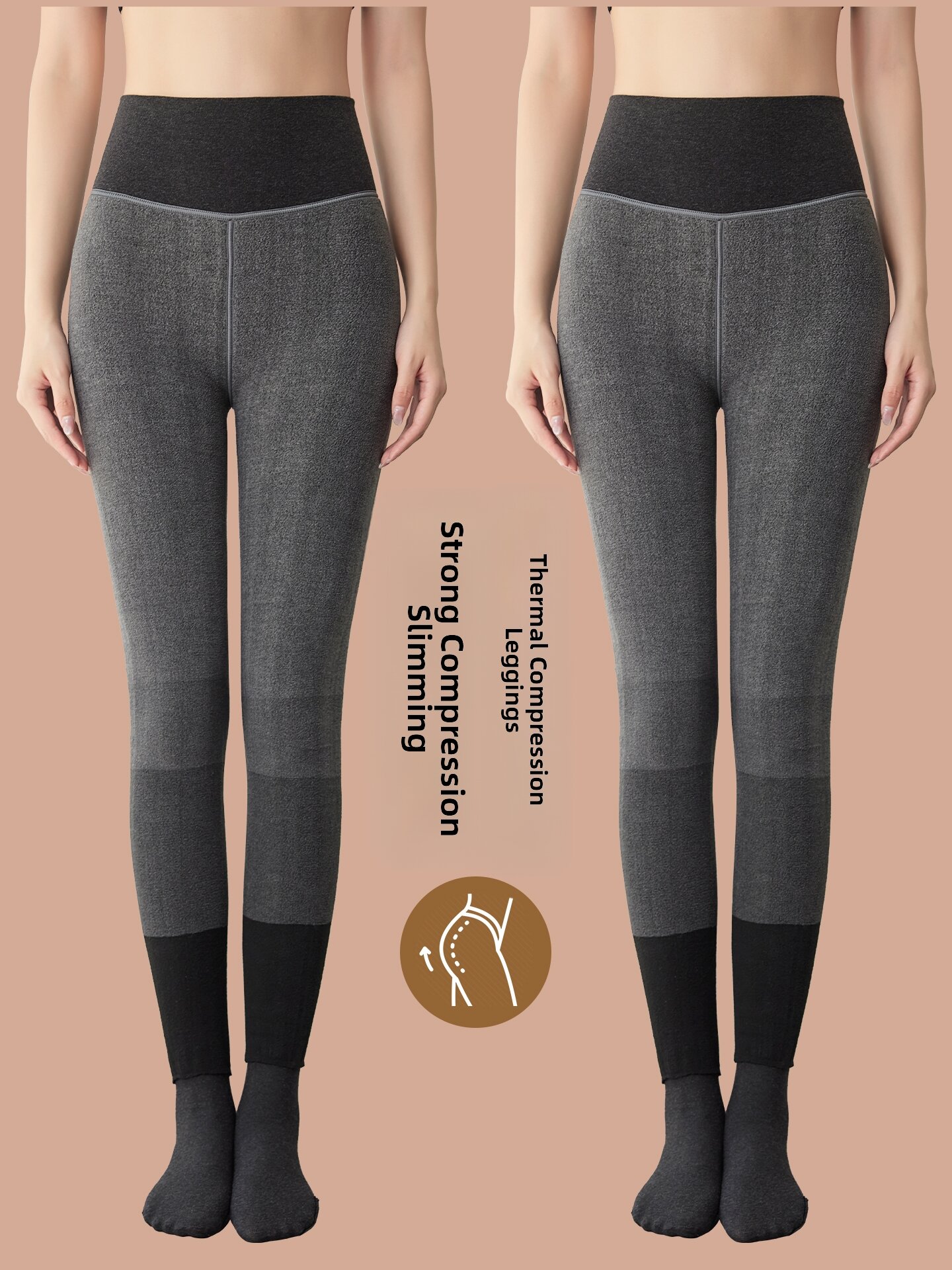 PIER N°5 | Women's Autumn/Winter High Waist Tummy Control Warm Tights Harga 60 Ringgit*Penghantaran Percuma