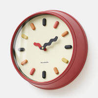 mandelda | Luxurious No-Drill Clock Wall Clock