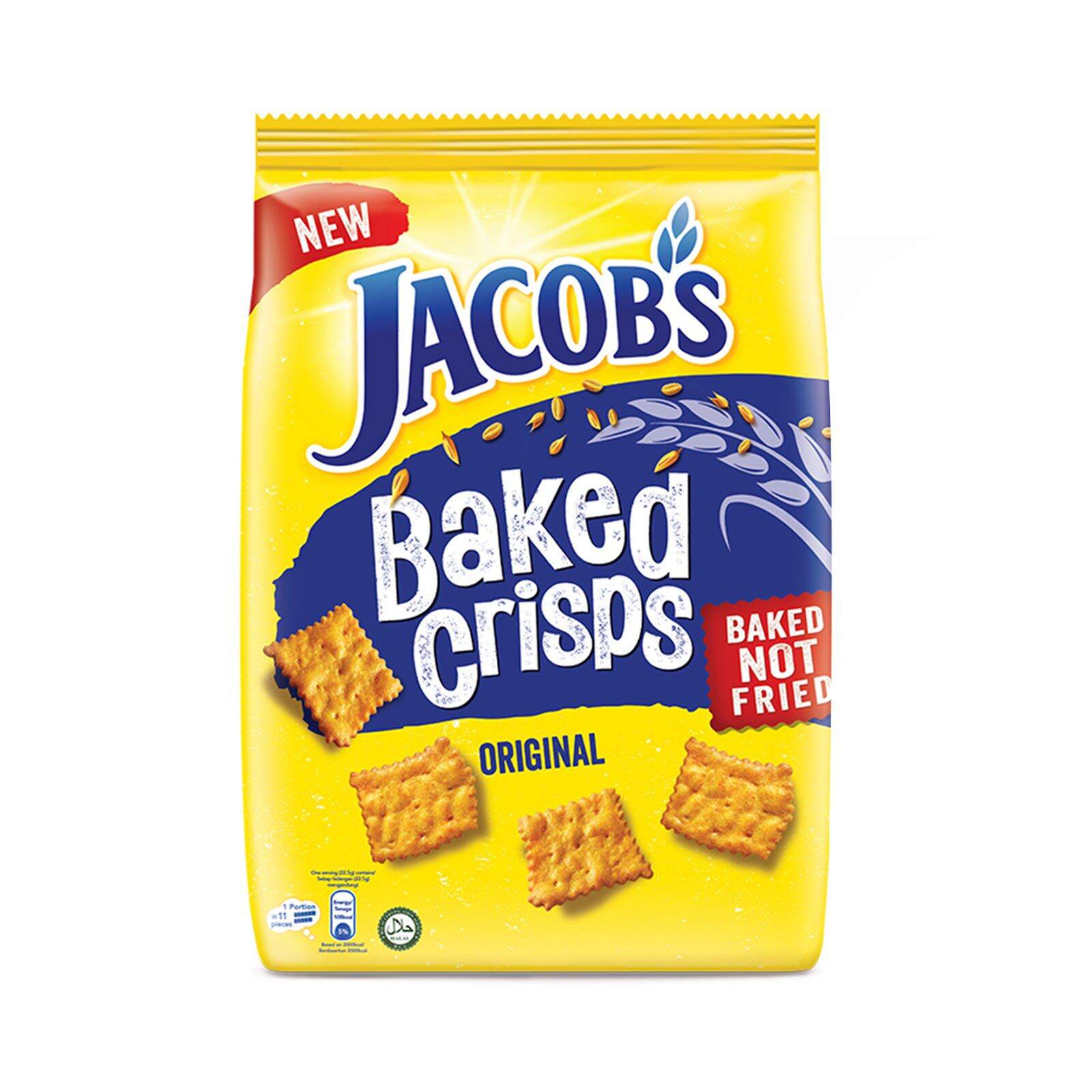 Jacob's Baked Crisps Cracker Big Pack 229g (Sour Cream/ Cheddar ...