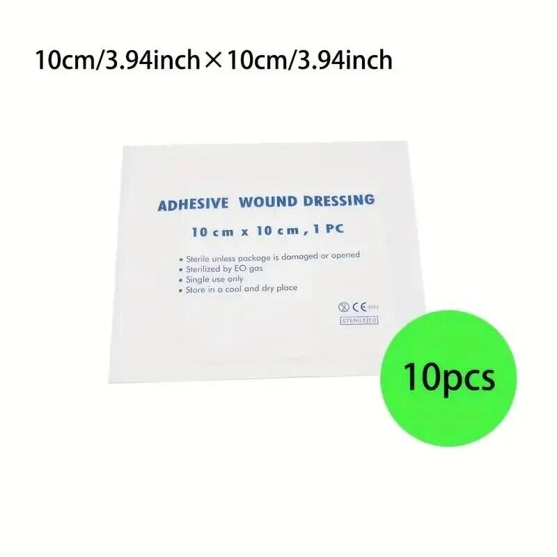 10pcs Large Size Low Sensitivity Nonwoven Fabric Adhesive Wound