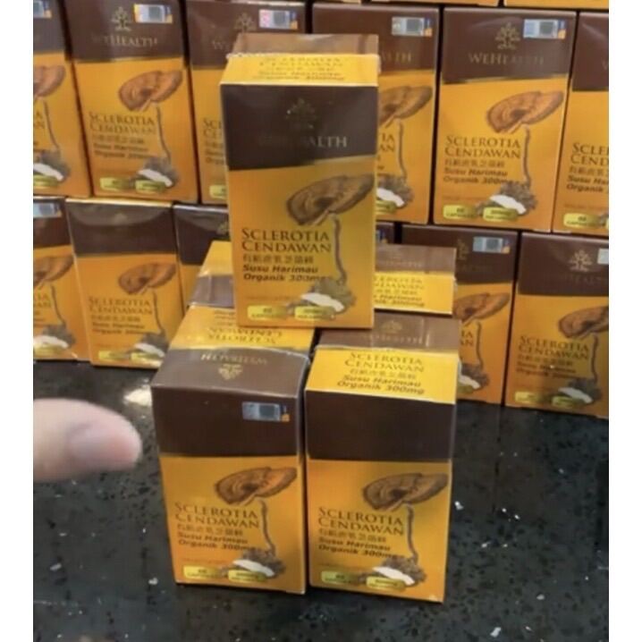 READY STOCK! FAST SHIPPING ! We Health Scelotia Cendawan Tiger Milk Capsule Ginkgo Biloba Harga 79 Ringgit*Penghantaran Percuma