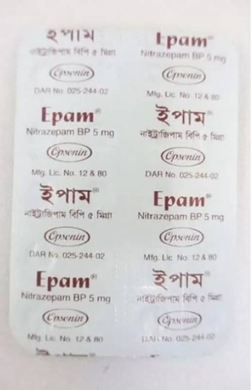 Ready Stock Sleeping Tablets Epam 5mg 1 Papan 40 Tablets...  Lazada