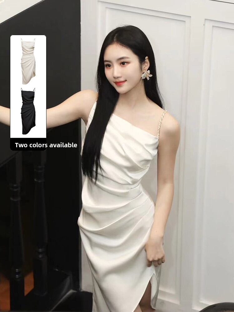 FLO NAKED | Slim Fit Standing Collar Swing Necklace Dress Harga 793 Ringgit*Penghantaran Percuma