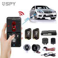 LC090+LT866 Mobile App Control Car PKE One-Button Start Keyless Entry 1500m Remote Ignition Open Trunk Window Lift Car Alarm System