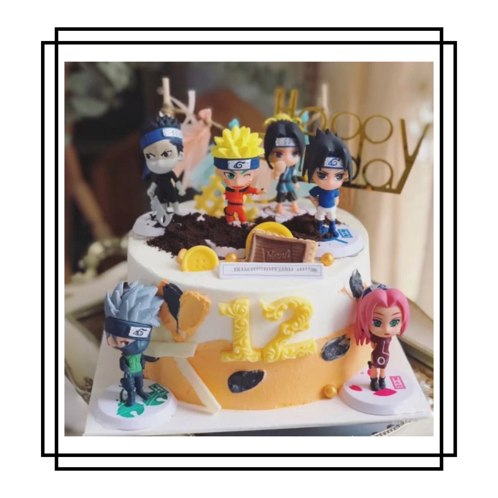 KL Seller @ Na-RuTo PVC Anime Cartoon Decoration Birthday Cake Topper Toys  Ready Stock 6pcs | Lazada
